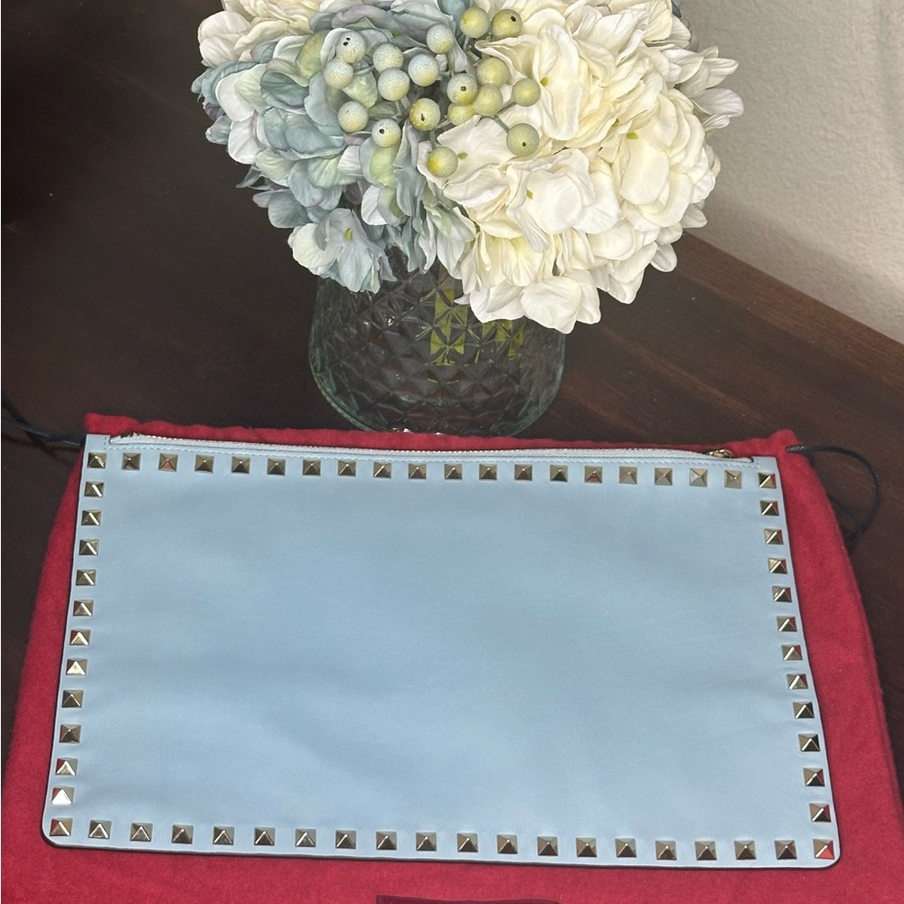 Brand New Valentino Rockstud Clutch